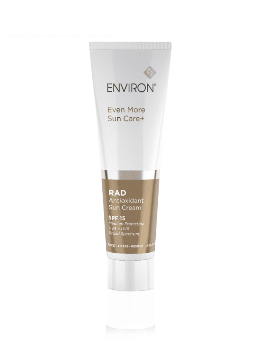 Environ RAD Antioxidant Sunscreen SPF 15
SUNCARE
RAD Antioxidant Sunscreen SPF 15 – Suncare+